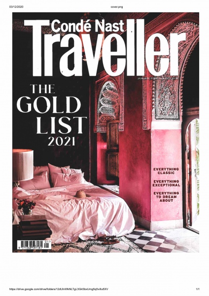 Cover of Travel magazine,2021