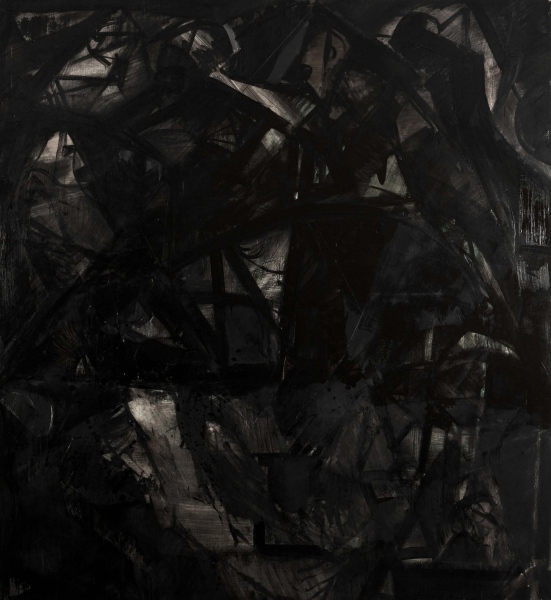 &quot;Under the Rain&quot;,2009,165x180cm,oil on canvas